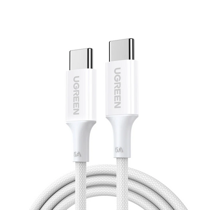 Kabel do przesyłu danych i ładowania USB-C - USB-C UGREEN L502 (35221), 100W, 2m, biały
