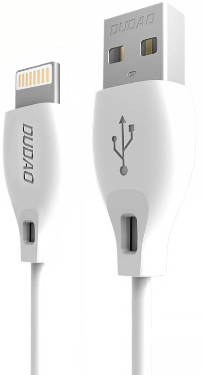 Kabel do przesyłu danych i ładowania USB-A - Lightning Dudao L4L, 18W, 1m, biały