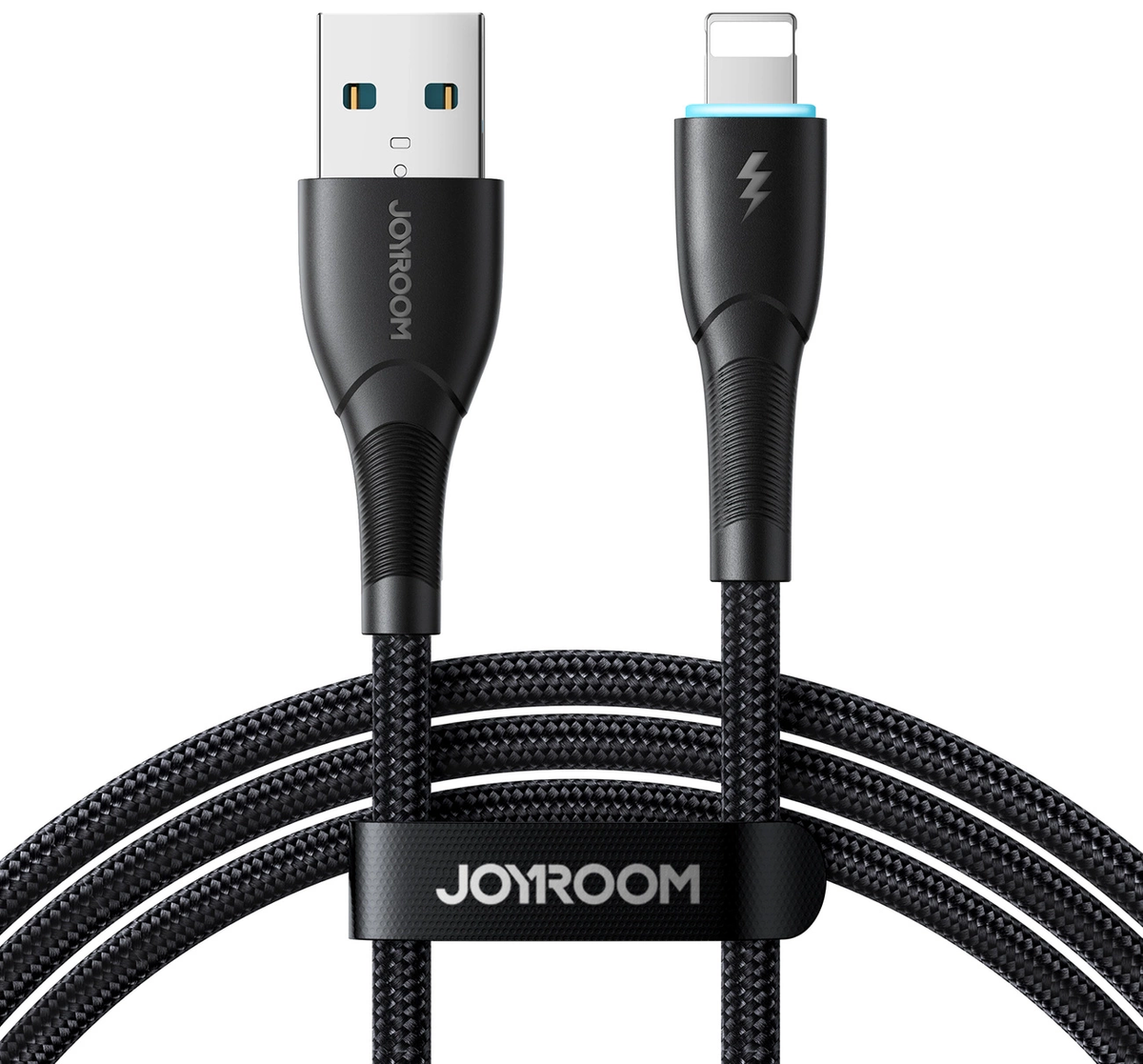 Kabel do transmisji danych i ładowania USB-A – Lightning Joyroom SA32-AL3, 18 W, 1 m, czarny