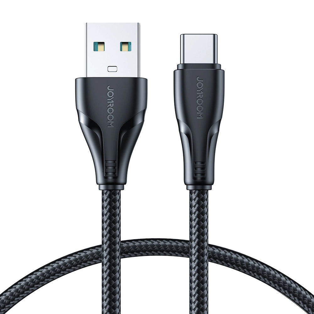 Kabel do ładowania i transmisji danych USB-A - USB-C Joyroom Surpass, 18 W, 1,2 m, czarny S-UC027A11 