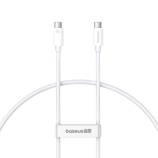 Kabel USB-C do ładowania i transmisji danych - USB-C Baseus Superior Series 2, 240 W, 1 m, biały P10365200211-02