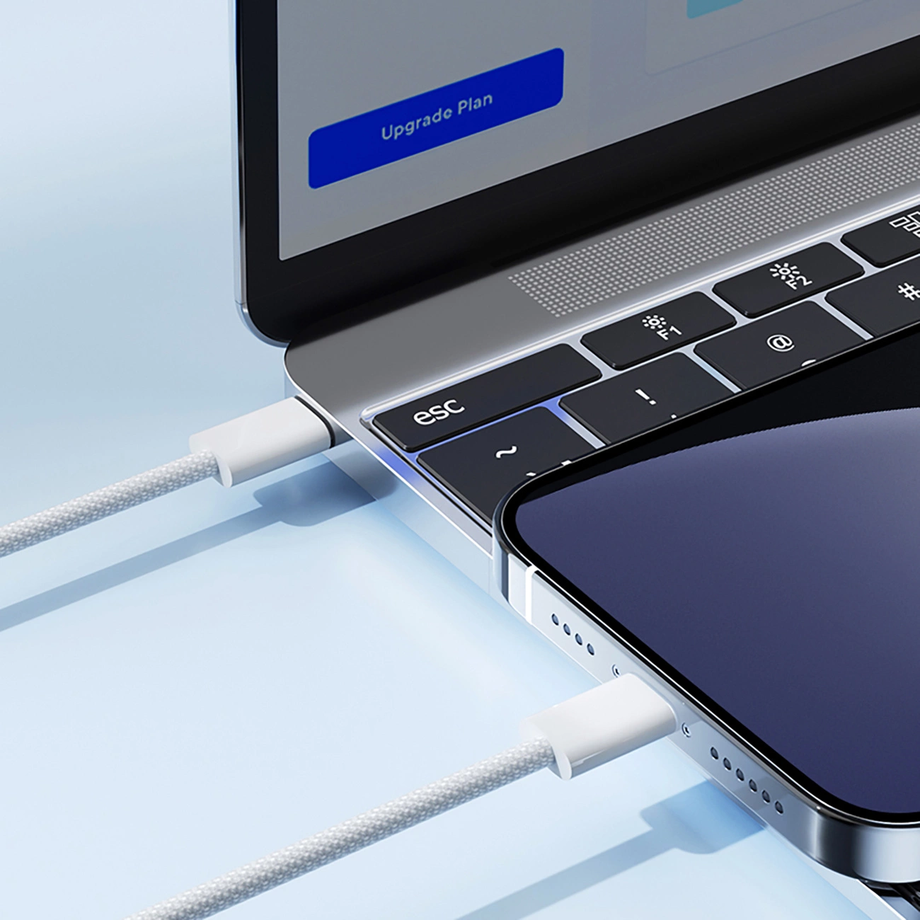 Kabel do danych i ładowania USB-C - Lightning Joyroom S-A45, 30W, 1m, Biały