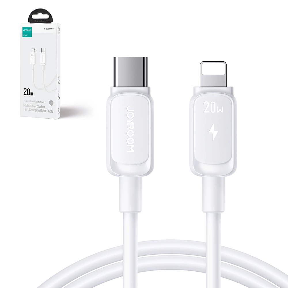 Kabel do danych i ładowania USB-C - Lightning Joyroom S-A14, 30W, 1.2m, Biały