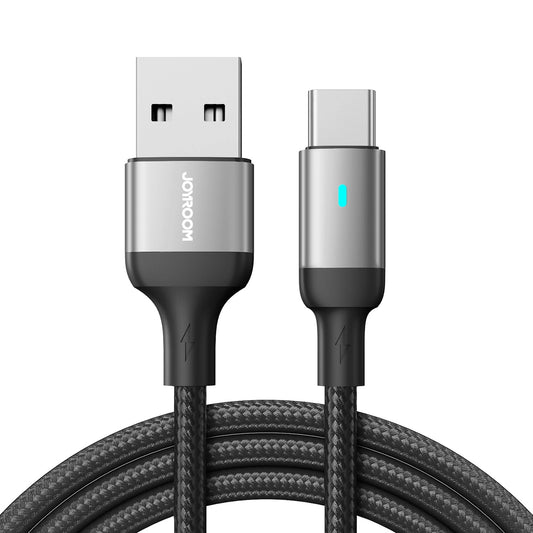 Kabel do danych i ładowania USB-A - USB-C Joyroom A10, 18W, 1.2m, Czarny