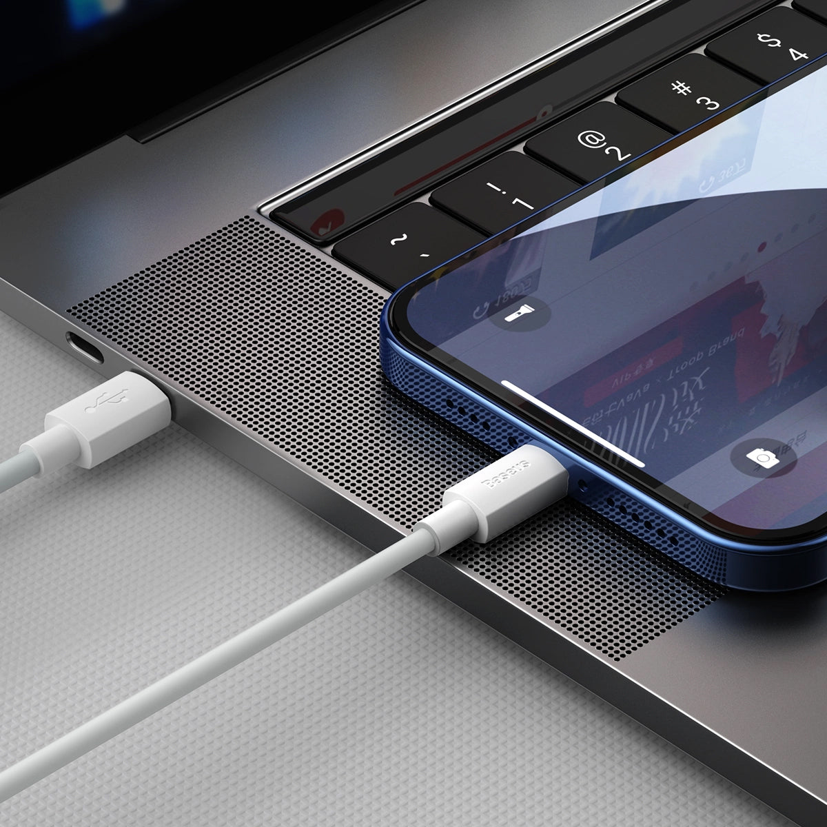 Baseus Simple Wisdom USB-C - Lightning Kabel do ładowania i transmisji danych Simple Wisdom, 20 W, 1,5 m, zestaw 2 sztuk, biały 