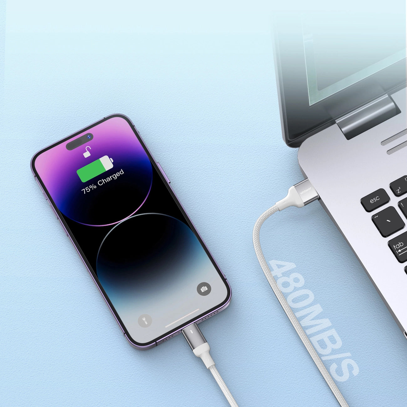 Kabel do danych i ładowania USB-C - Lightning Joyroom S-A10, 20W, 1.2m, Biały