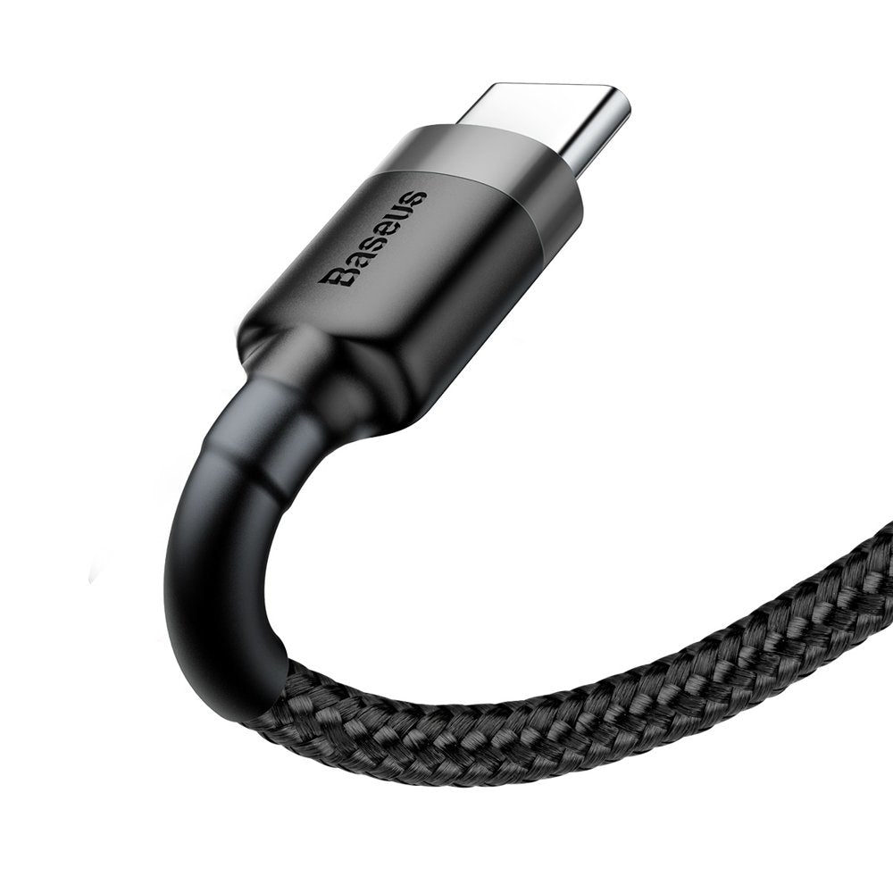 Kabel do ładowania i transmisji danych z USB-A na USB-C Baseus Cafule, 18 W, 3 m, szary CATKLF-UG1 CATKLF-UG1 