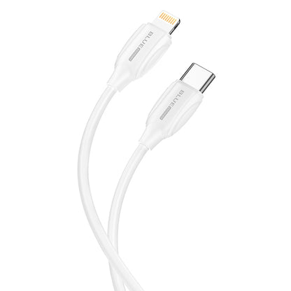 Kabel USB-C - Lightning do ładowania i transmisji danych BLUE Power B2BX19, 18 W, 2 m, biały