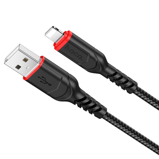 Kabel do danych i ładowania USB-A - Lightning HOCO X59 Victory, 18W, 1m, Czarny