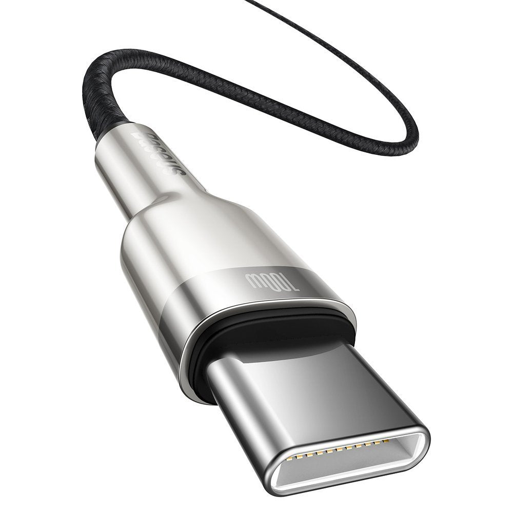 Kabel USB-C do USB-C Baseus Cafule, 100W, 2m, Czarny CATJK-D01
