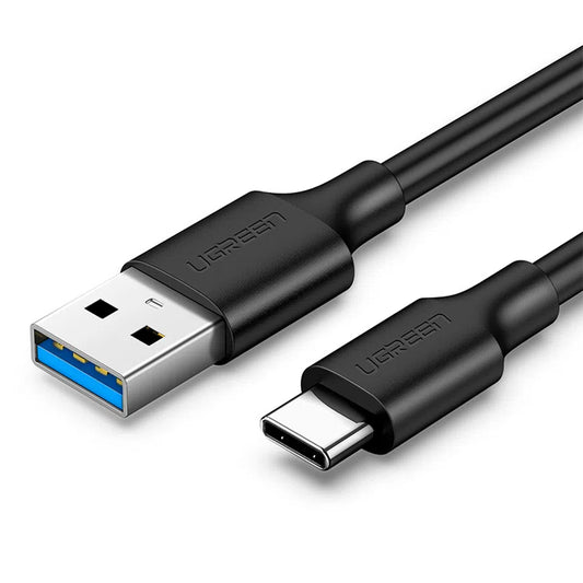 Kabel do danych i ładowania USB-A - USB-C UGREEN US184, 18W, 1m, Czarny