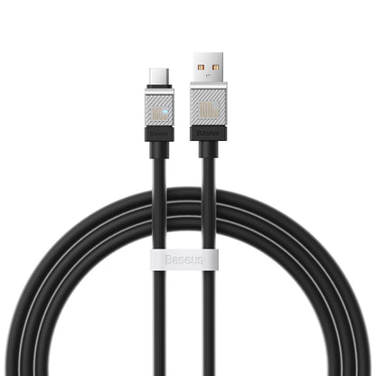 Baseus CoolPlay USB-A to USB-C Data and Charging Cable, 100W, 2m, Black CAKW000701