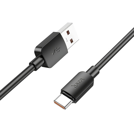 Kabel do ładowania i transmisji danych USB-A - USB-C HOCO X96, 100 W, 1 m, czarny 