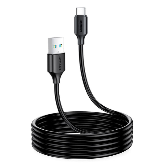 Kabel do ładowania i transmisji danych USB-A - USB-C Joyroom S-UC027A9, 18 W, 2 m, czarny 