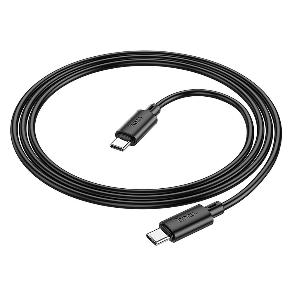 Kabel USB-C do ładowania i transmisji danych - USB-C HOCO X88, 60W, 1m, czarny 