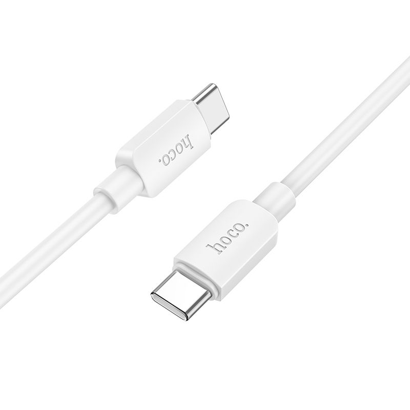 Kabel USB-C do ładowania i transmisji danych - USB-C HOCO HOCO X96, 60W, 1m, biały 