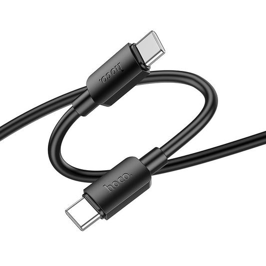 Kabel USB-C do ładowania i transmisji danych - USB-C HOCO HOCO X96, 60W, 1m, czarny 