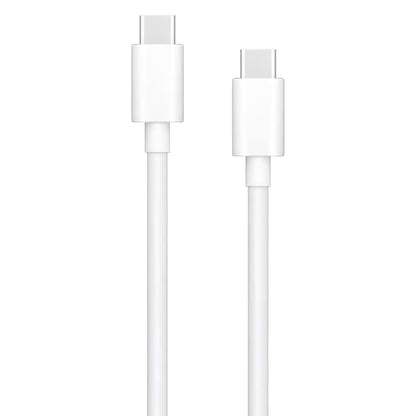 Kabel USB-C do ładowania i transmisji danych - USB-C Oppo DL149, 65 W, 1 m, biały