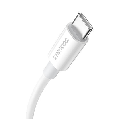 Kabel do ładowania i transmisji danych Baseus Superior Series USB-A do USB-C, 65 W, 2 m, biały CAYS000901