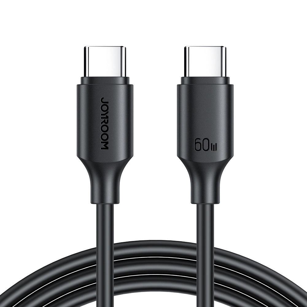 Kabel USB-C do ładowania i transmisji danych - USB-C Joyroom S-CC060A9, 60 W, 1 m, czarny 