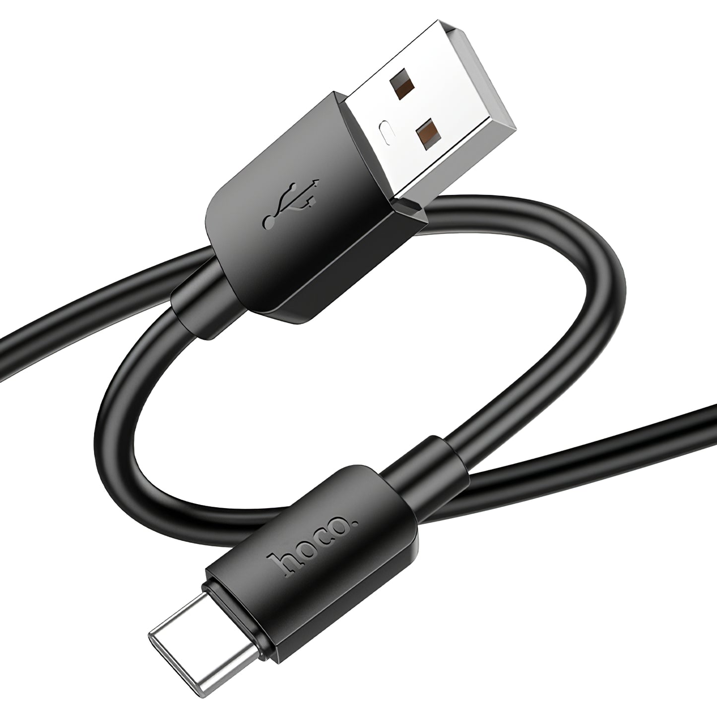 Kabel do danych i ładowania USB-A - USB-C HOCO X96, 27W, 0,25m, Czarny