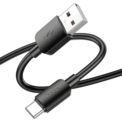 Kabel do danych i ładowania USB-A - USB-C HOCO X96, 27W, 0,25m, Czarny