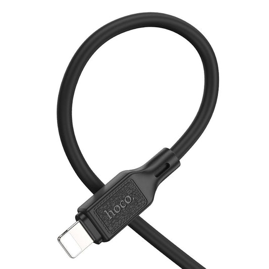 Kabel do danych i ładowania USB-A - Lightning HOCO X90, 18W, 1m, Czarny