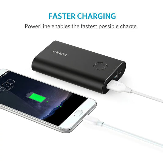 Kabel do ładowania i transmisji danych z USB-A na USB-C Anker PowerLine, 18 W, 0,9 m, biały A8163021