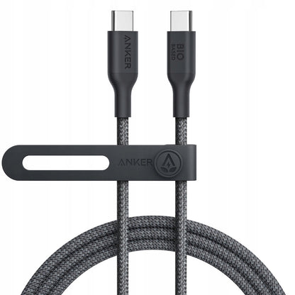 Kabel USB-C do ładowania i transmisji danych - USB-C Anker 544, 140 W, 1,8 m, czarny A80F6H11 