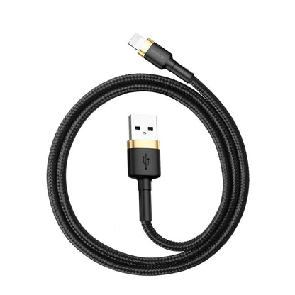 Kabel do Transmisji Danych i Ładowania USB-A - Lightning Baseus Cafule, 18W, 1m, Złoty