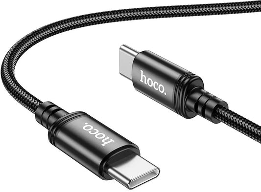 Kabel do danych i ładowania USB-C - USB-C HOCO X89, 60W, 2m, Czarny