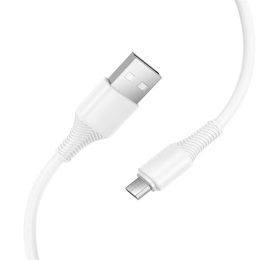 Kabel do danych i ładowania USB-A - microUSB HOCO X120, 18W, 1m, Biały