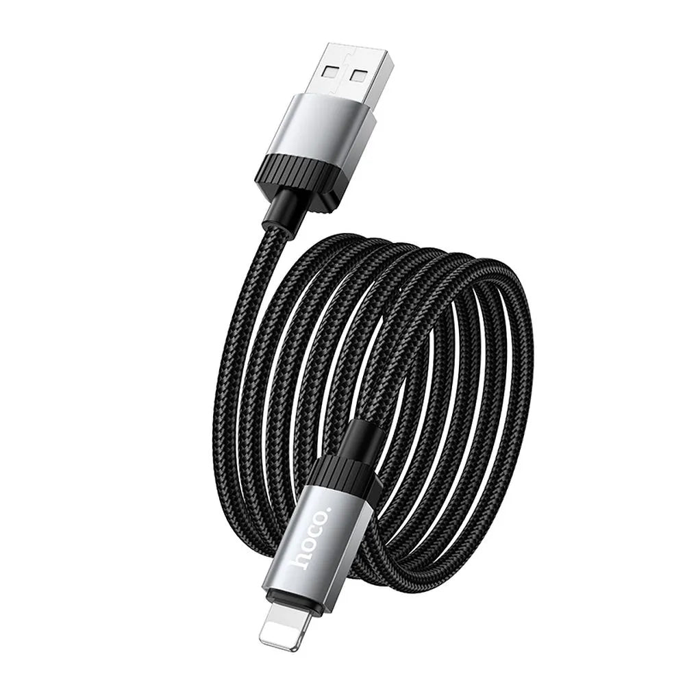 Kabel do danych i ładowania USB-A - Lightning HOCO X117, 18W, 1m, Czarny