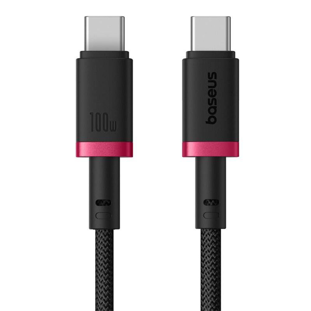 Kabel do danych i ładowania USB-C - USB-C Baseus Dura Series, 100W, 1m, Czerwony P10377803U01-01