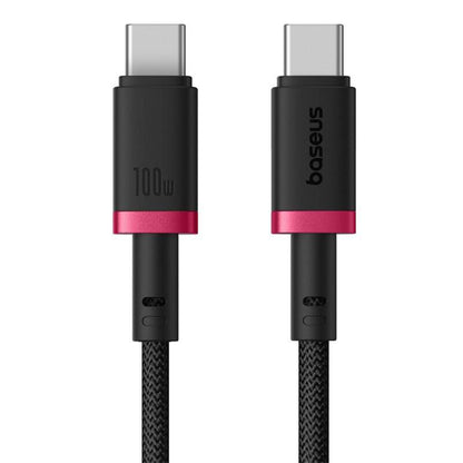 Kabel do danych i ładowania USB-C - USB-C Baseus Dura Series, 100W, 1m, Czerwony P10377803U01-01