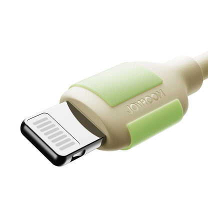 Kabel do danych i ładowania USB-C - Lightning Joyroom S-A53, 30W, 2m, Beżowy