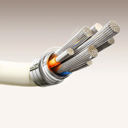 Kabel do danych i ładowania USB-A - USB-C Joyroom S-A53, 30W, 2m, Beżowy