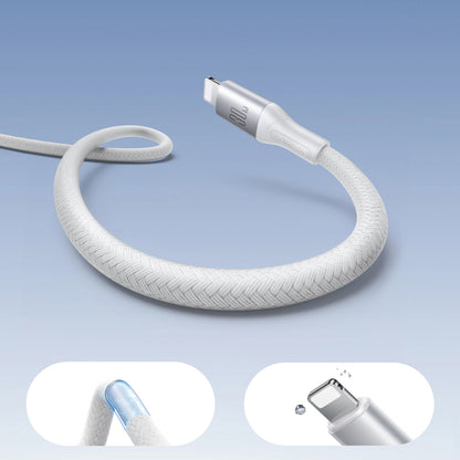 Kabel do danych i ładowania USB-C - Lightning Joyroom S-A28 Flash, 30W, 2m, Biały