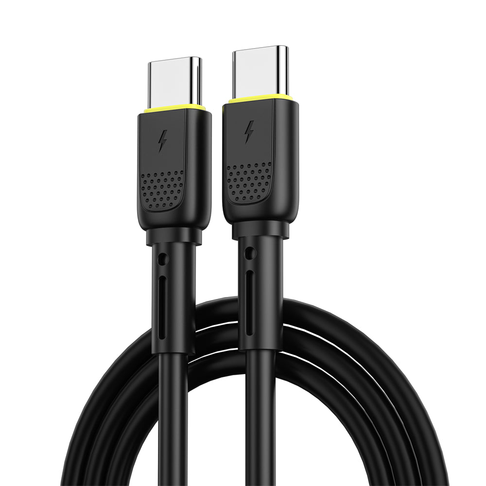 Kabel do danych i ładowania USB-C - USB-C WiWu Wi-C034, 60W, 1.2m, Czarny