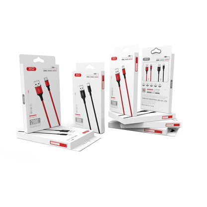 USB-A to USB-C Data and Charging Cable XO Design NB143, 18W, 1m, Black