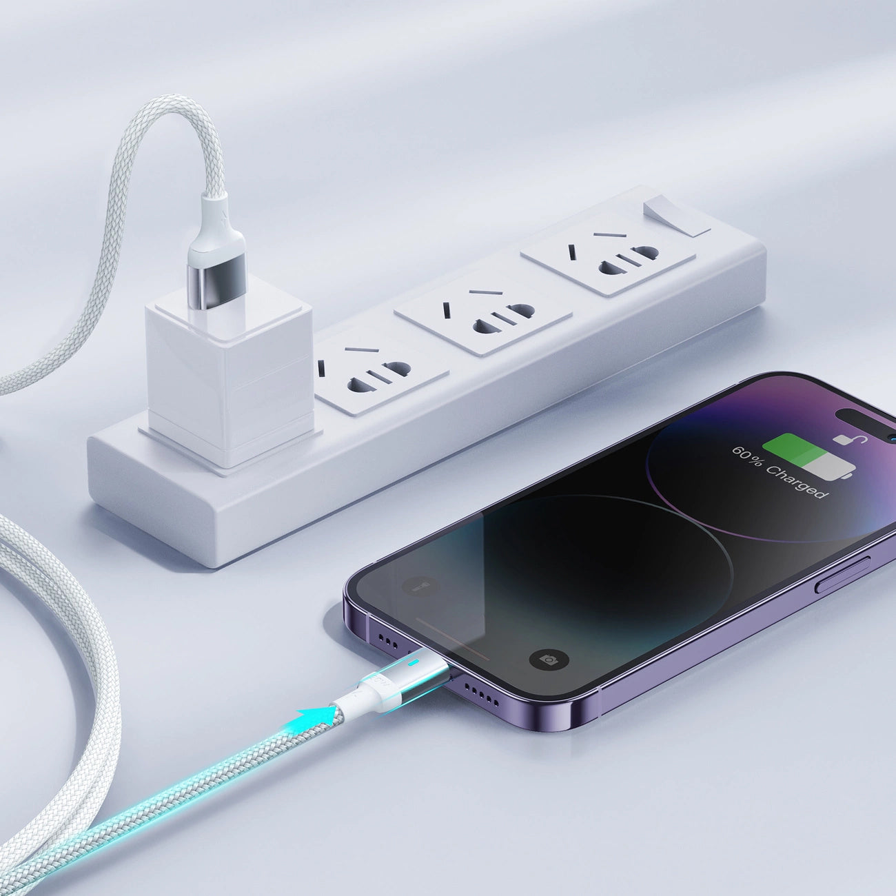 Kabel do danych i ładowania USB-C - Lightning Joyroom S-A10, 20W, 1.2m, Biały