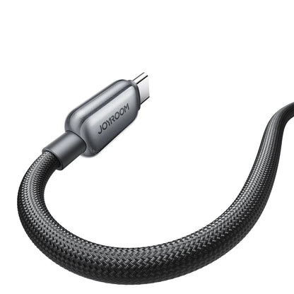 Kabel do danych i ładowania USB-C - USB-C Joyroom S-A55 StarFlight Display, 100W, 1.2m, Czarny