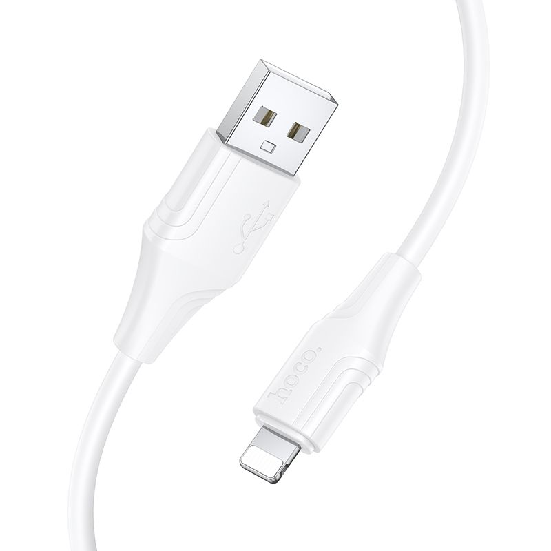Kabel do danych i ładowania USB-A - Lightning HOCO X124, 18W, 1m, Biały