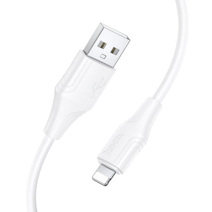 Kabel do danych i ładowania USB-A - Lightning HOCO X124, 18W, 1m, Biały