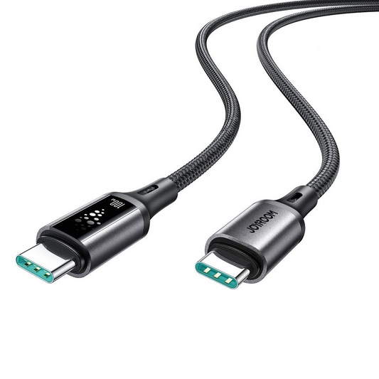Kabel do danych i ładowania USB-C - USB-C Joyroom S-A60 StarTalk, 100W, 1.2m, Czarny