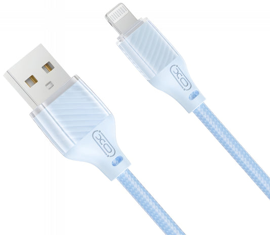 Kabel do danych i ładowania USB-A - Lightning XO Design NB291, 18W, 1m, Niebieski