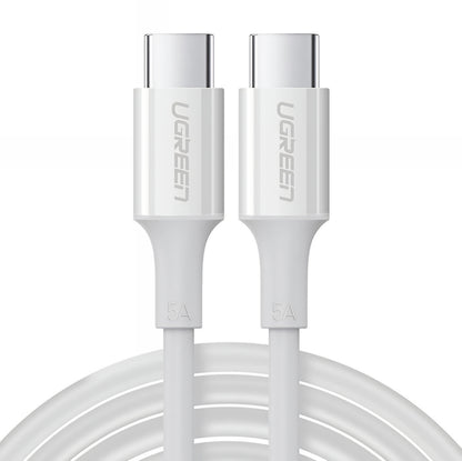 Kabel do danych i ładowania USB-C - USB-C UGREEN US300, 100W, 2m, Biały