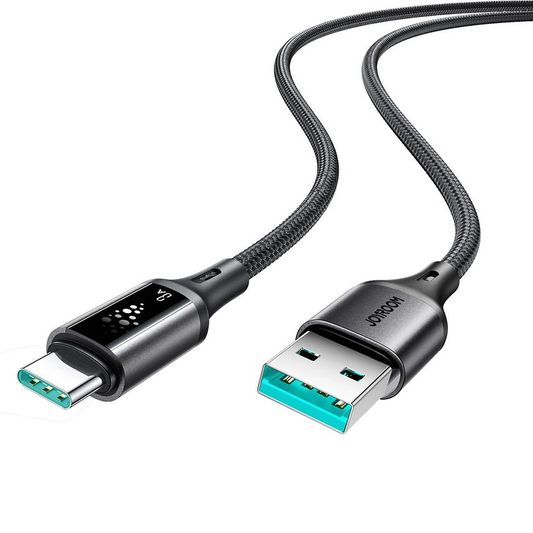 Kabel do danych i ładowania USB-A - USB-C Joyroom S-A60 StarTalk, 18W, 1.2m, Czarny