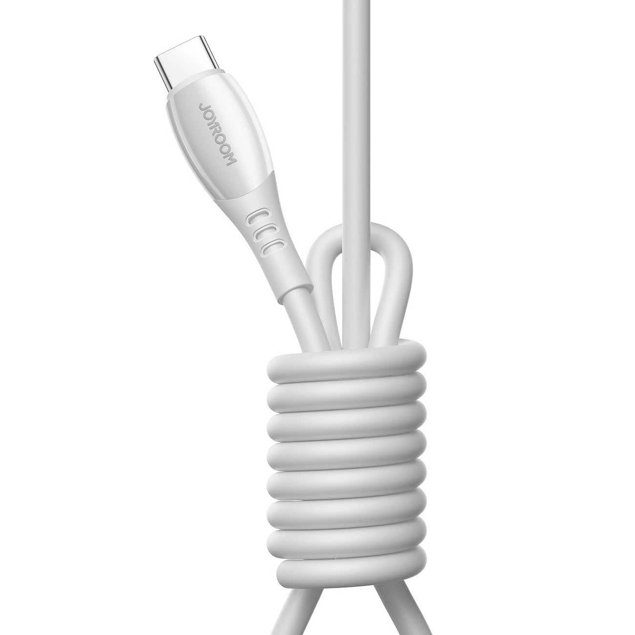 Kabel do danych i ładowania USB-C - USB-C Joyroom S-A59 Vibrant, 60W, 1.2m, Biały