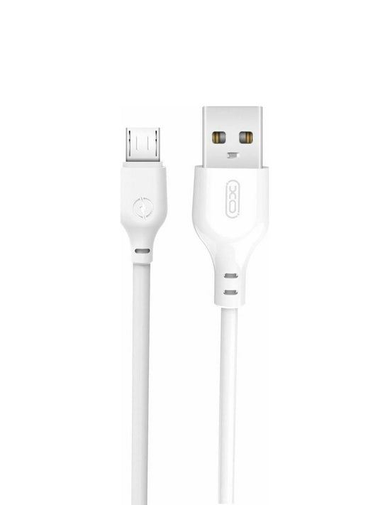 Kabel do danych i ładowania USB-A - microUSB XO Design NB103, 18W, 2m, Biały